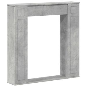 vidaXL Okvir za kamin Betonska siva 100 x 20 x 100 cm
