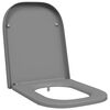 vidaXL WC daska Siva 47,5 x 35 x 3,6 cm Duroplast