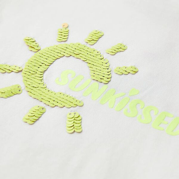 Dječja majica prljavo bijela boja 140