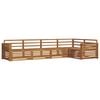 vidaXL Set vanjskih sofa 5 kom. Prirodna