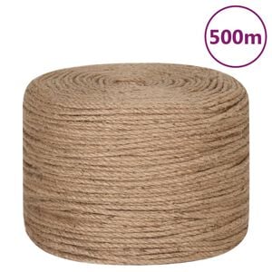 vidaXL Uže od 100% Jute 6 mm 500 m