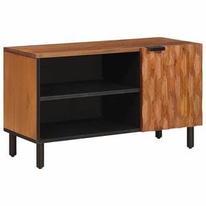 vidaXL TV ormar Fin&scaron; acacije smeđa 80 x 33 x 46 cm Čvrsto drvo manga