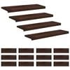 vidaXL Step treads 16 kom. 80 x 25 x 2 cm Tamno smeđa