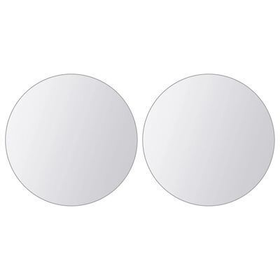 vidaXL Zrcalne pločice 16 kom okrugle staklene