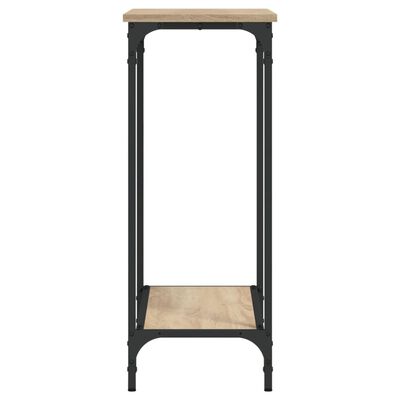 vidaXL Konzolni stol boja hrasta 75 x 30,5 x 75 cm konstruirano drvo