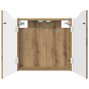 vidaXL Kabinet za mete Hrast artisan 56 x 12 x 63 cm Konstruirano drvo
