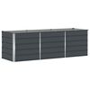 vidaXL Sadilica Antracit 240 x 80 x 75 cm Čelik
