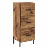 vidaXL Highboard Staro drvo 34,5 x 34 x 180 cm Konstruirano drvo