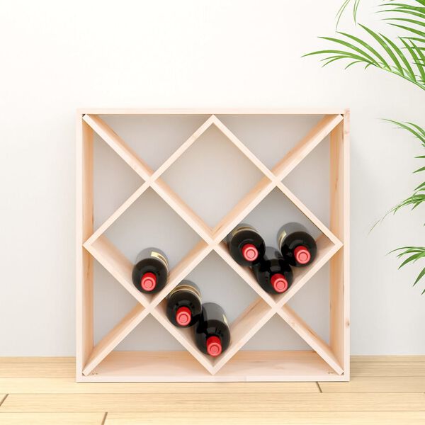 vidaXL Ormarić za vino 62 x 25x 62 cm od masivne borovine
