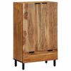 vidaXL Highboard s ladicama Smeđa 60 x 33,5 x 100 cm Čvrsto drvo manga