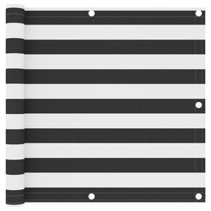 vidaXL Balkonski zastor antracit i bijeli 90x300 cm od tkanine Oxford