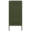 vidaXL Komode 2 kom maslinastozelena 36x39x79 cm čelik