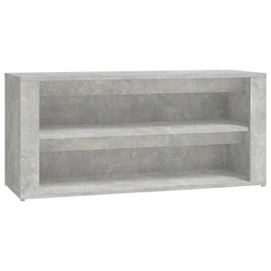 vidaXL Stalak za cipele boja betona 100x35x45 cm konstruirano drvo