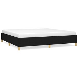 vidaXL Okvir za krevet bez madraca crni 200x200 cm od tkanine