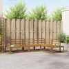 vidaXL Set vanjskih sofa 4 Komad Prirodna Čvrsto drvo akacije