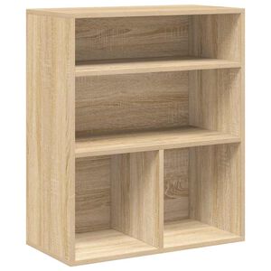 vidaXL Ormarić za knjige boja hrasta 60x30x71,5 cm konstruirano drvo