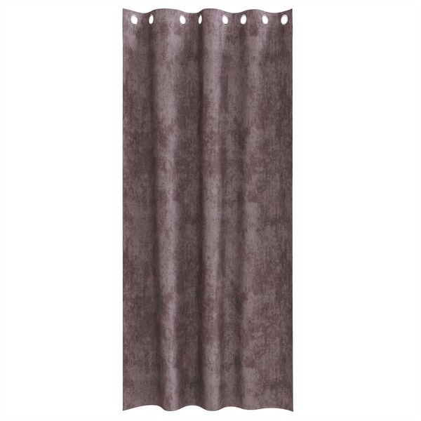 vidaXL Bar&scaron;unaste zavjese sa zavjesama 2 pcs Smeđa 225 x 140 cm Bar&scaron;un