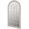 vidaXL Rustikalno vrtno ogledalo 60 x 116 cm za unutarnju i vanjsku uporabu
