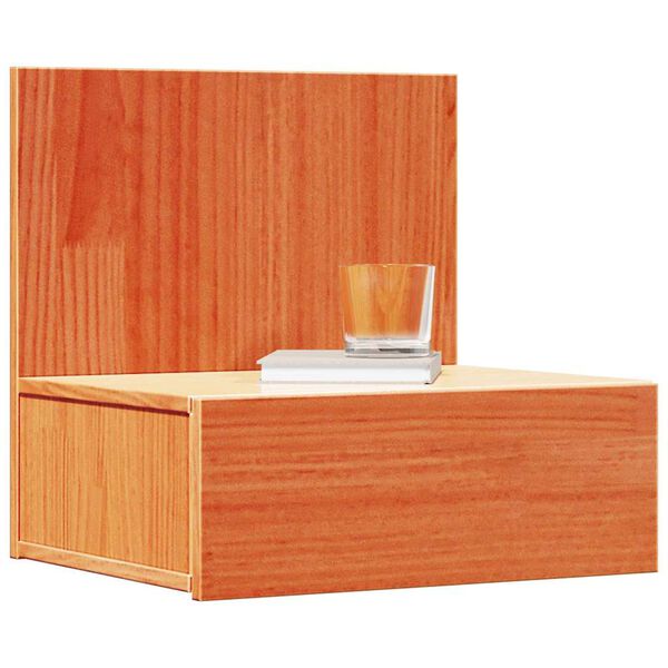 vidaXL Noćni ormarić s ladicama 2 pcs Vosak smeđa 42 x 32,5 x 40 cm