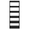 vidaXL Ormarić za knjige Crni hrast 60 x 30 x 166 cm Konstruirano drvo