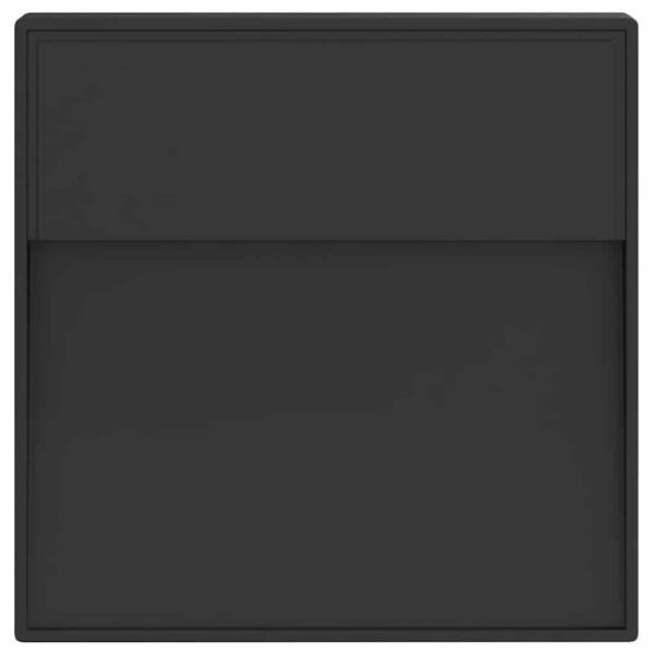 vidaXL Vanjska LED zidna svjetiljka crna od lijevanog aluminija