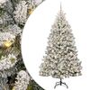 vidaXL Umjetno božićno drvce 180 cm 300 LED lampica Topla bijela