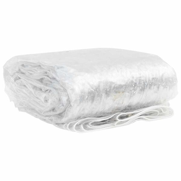 vidaXL Prozirna cerada s u&scaron;icama 1x5 m PVC