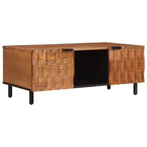 vidaXL Kava Stol Smeđa 100 x 54 x 40 cm Čvrsto drvo manga