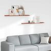 vidaXL Polica na zidu 2 pcs Crvena 115 x 9 x 3 cm Konstruirano drvo