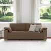 vidaXL Sofa Smeđa 219 x 77 x 82 cm tkanina