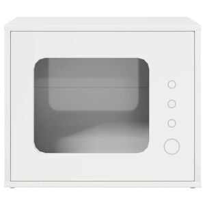 vidaXL Mačja Kuća Sjajno bijelo 51 x 30 x 42 cm Konstruirano drvo