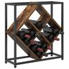 vidaXL Stalak za vino Dimljeni hrast 51 x 18 x 52,5 cm