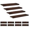 vidaXL Step treads 12 kom. 100 x 30 x 2 cm Tamno smeđa
