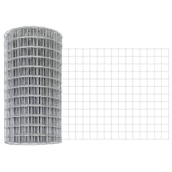 vidaXL Euro ograda 0,4 x 25 m Željezo prekriveno PVC-om