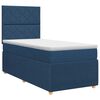 vidaXL Boxspring krevet s madracem Plava 80 x 200 cm Tkanina