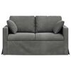 vidaXL Sofa Tamno siva 138 x 78 x 80 cm Bar&scaron;un