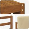 vidaXL Sekcijska garnitura 8 pcs Prirodna i bež Čvrsto drvo akacije