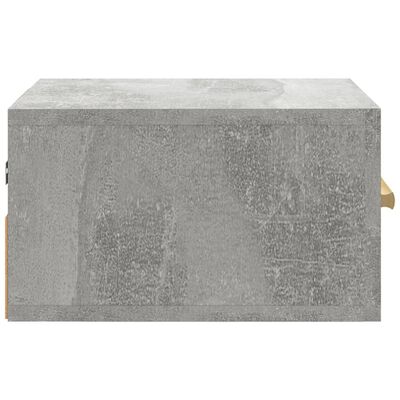 vidaXL Zidni noćni ormarić Siva betona 35 x 35 x 20 cm
