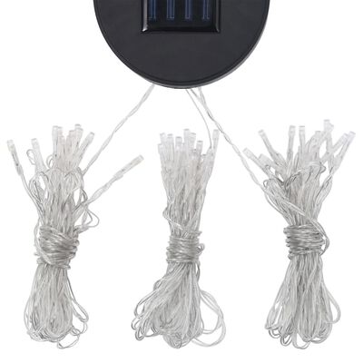 vidaXL Sjenica s mrežom i LED svjetlosnim trakama 3 x 3 x 2,73 m krem