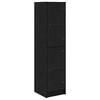 vidaXL Highboard Crni hrast 35 x 37 x 142 cm Konstruirano drvo