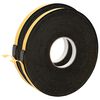 vidaXL Samoljepljiva pjenasta traka 2 kom. Crna 10mm x 10m CR pjena
