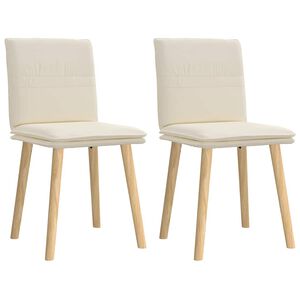 vidaXL Blagovaonske stolice 2 kom platnene