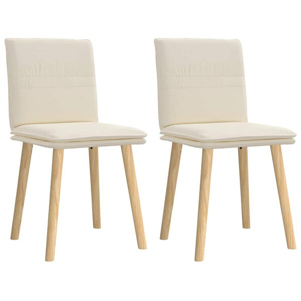 vidaXL Blagovaonske stolice 2 kom platnene