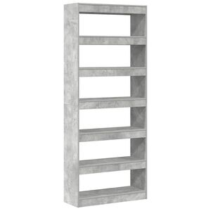 vidaXL Ormarić za knjige 6 razina 80 x 30 x 198 cm Konstruirano drvo