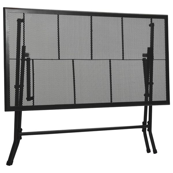 vidaXL 3-dijelni vrtni blagovaonski set od čelika antracit