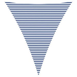 vidaXL Jedro za sunce Plava i bijela 5 x 6 x 6 m 100% poliester Oxford