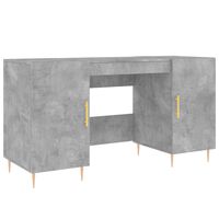 vidaXL Radni stol boja betona 140 x 50 x 75 cm od konstruiranog drva