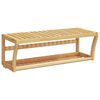 vidaXL Polica za ručnike zidna 60 x 25 x 20 cm od bambusa