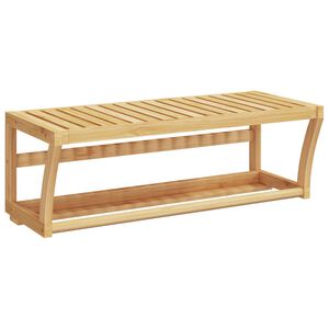 vidaXL Polica za ručnike zidna 60 x 25 x 20 cm od bambusa