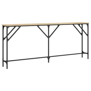vidaXL Konzolni stol boja hrasta sonome 180x23x75 cm konstruirano drvo